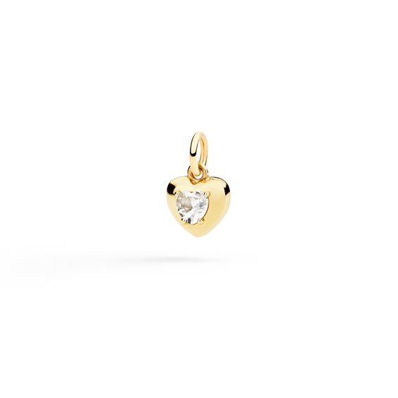 Charm Dodo Donna Cuore in Oro giallo Zaffiro sintetico DMC6000-HEART-SZB9G - DMC6000-HEART-SZB9G